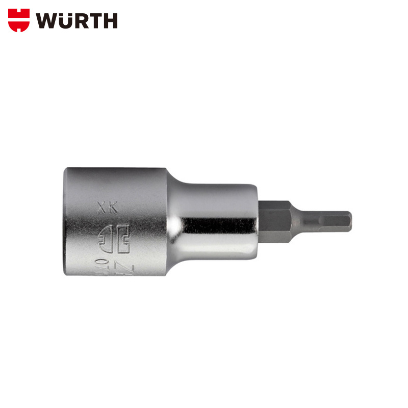wurth/伍尔特1/2 英寸扳手套筒头 公制  内六角套头-WS8-L90MM