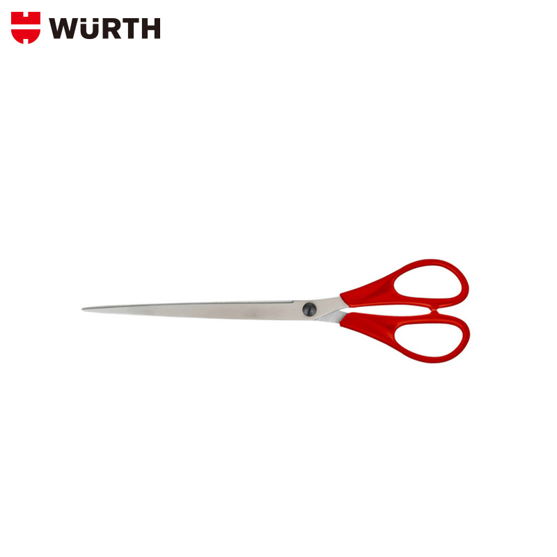wurth/伍尔特通用型壁纸剪刀 通用型塑柄不锈钢壁纸剪刀-26CM